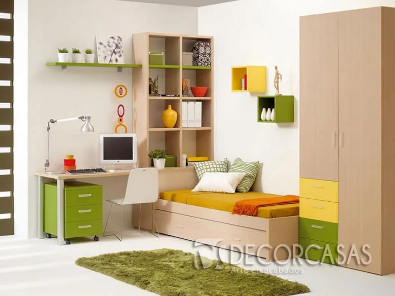 Decorar y ordenar esa es una de nuestra principal función, closet, cama, escritorio y librero todo en armonía