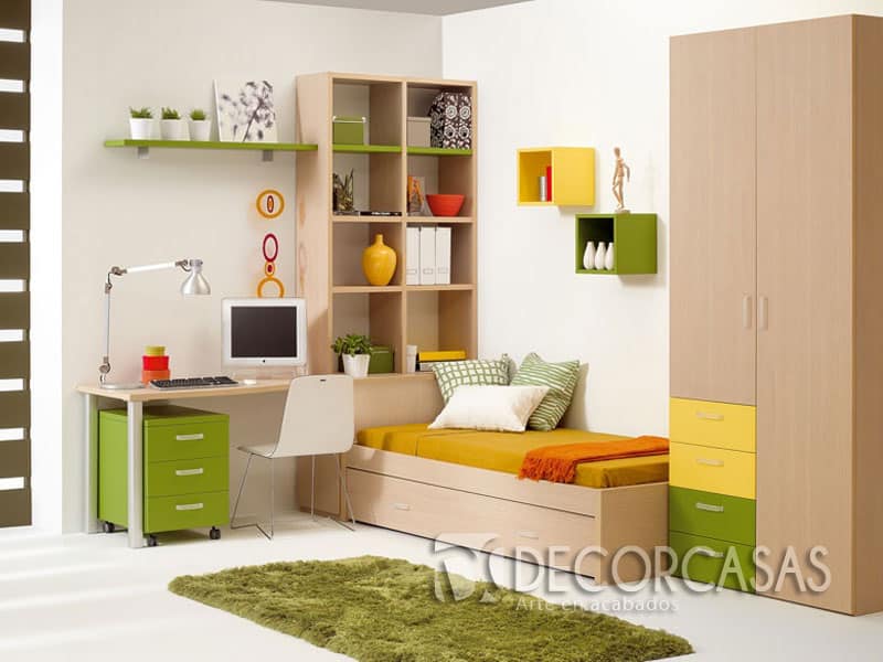 Decorar y ordenar esa es una de nuestra principal función, closet, cama, escritorio y librero todo en armonía