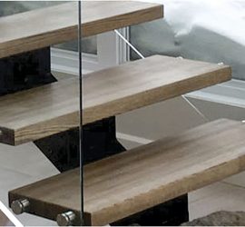 enchape de escaleras