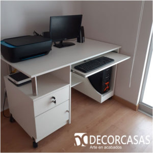 escritorio pequeño de melamine moderno